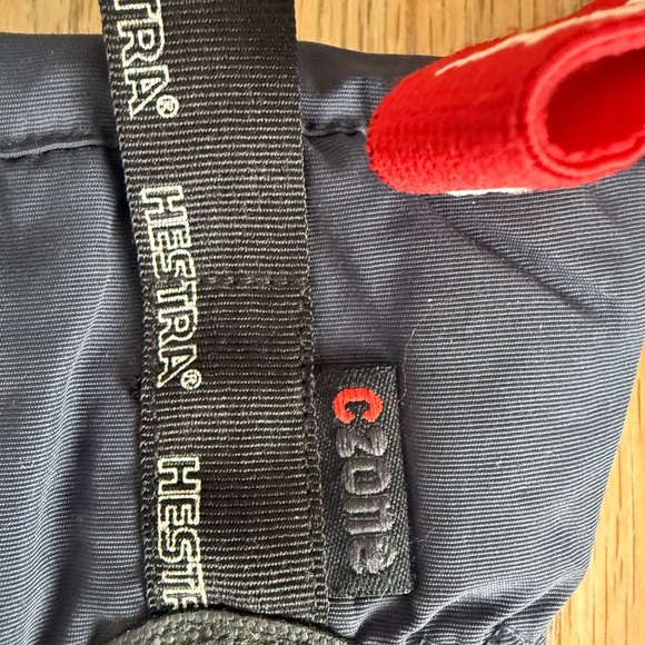 Hestra Gauntlet Kids Ski Gloves 7 Large (Age 12-13 yrs) Navy Blue - Picture 2 of 10